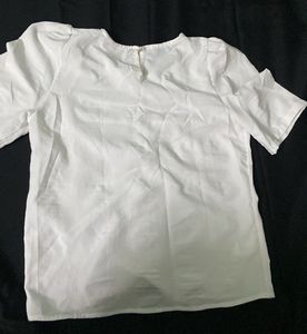 White Crop Top