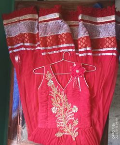 4 Layered New Women Dress/Gown/New Gown/Attractive Gown /Ethnic Dress With Inner Wear