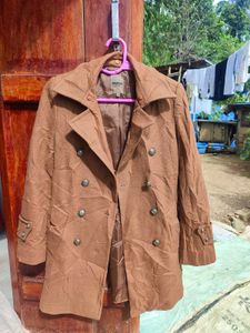 Elegant Brown Overcoat