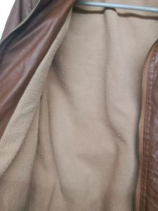 TAN BROWN LEATHER JACKET