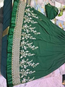 Green Party Gown