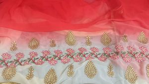 Elegant Embroidered Saree