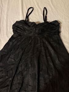 Beautiful Back Tie Up Top/mini Dress