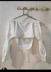 Off-Shoulder Peasant Top
