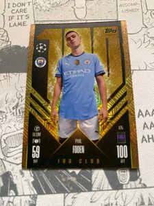 Topps Match Attax Phil Foden 100 Club Card