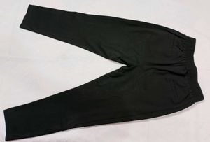 Side Lines Design Black Trousers