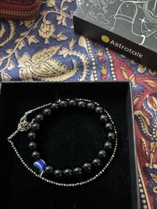 Lucky Charm, Beaded and Pyrite