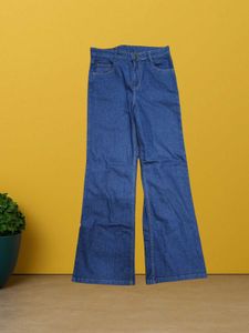 Wide Leg Denim Jeans For Girls 30 Waist