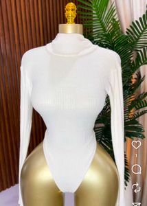 Size Extra S🎁Buy 2 Get 1 Free 🎁White Bodysuit
