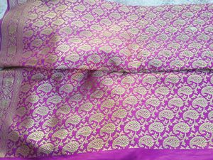 Beads Work Saree