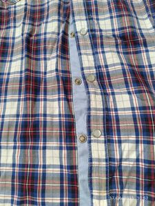 Large Size Checked Shirt