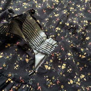 Floral Smocked Blouse