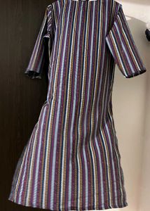 Striped Women Daily Wear Kurta