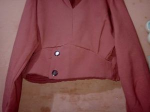 Pink Cropped Jacket &amp; Bunny Bag