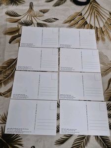 Antique Gold Coin vintage  postcard  8 pcs lot