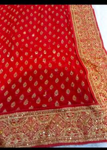 Stone Work Saree Chiffon