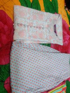 Patterned Top &amp; Bottom Set