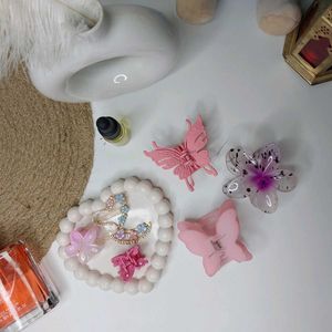 Combo Of 7 Pcs Hair Accessories 🎀