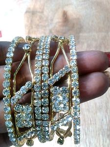 New Sparkling Gold Bangle