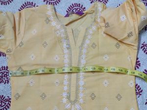 Lemon Yellow Kurta Set