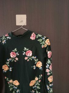 Floral Embroidered Mini Dress