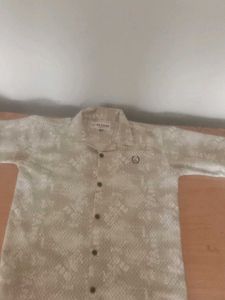 Patterned Button Down Shirt