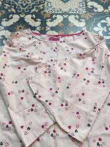 Light Pink A-line Casual Top💞
