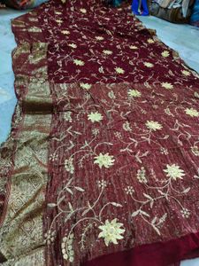 Pure Georgette Beautiful 😍 Saree