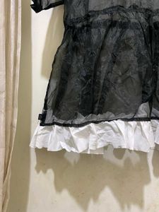 Sheer Black Top 34-38