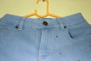 Denim Mini Skirt