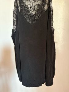Beautiful Black  Imported Top With Lace