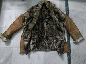 Fur Collar Leather Jacket