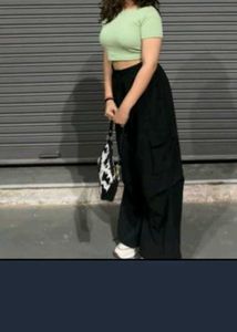 Black Parachute Pant