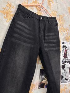 Y2k Faded Black Baggy Jeans