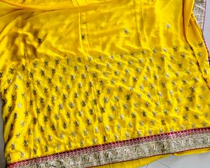Fab Yellow Saree