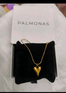 PALMONAS 18KT Gold Plated Heart Necklace