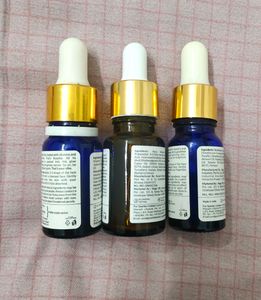 7 EMPTY serum Bottles