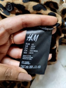 H&amp;M Animal Print Shirt