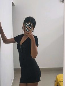 Zipper Mini Dresss