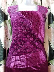 Elegant Purple Dress