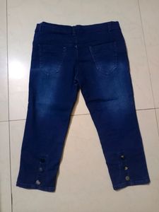 Blue Short Jeans For Women