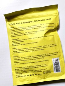 Kojic Acid &amp; Turmeric cleansing Pads