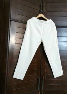 Women Peach Cotton Mix Chikankari Work Suit