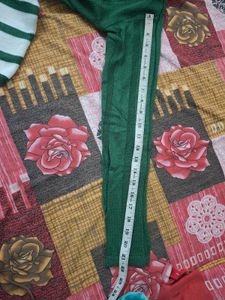 Green Knit Sweater Dress