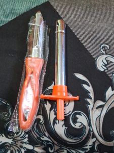 Combo Of Peeler,knife And Hanky Set