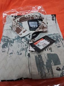 Grey H&Y Patterned Shirt