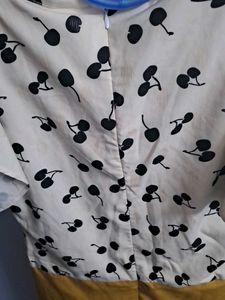 Cute Cherry Print Dress