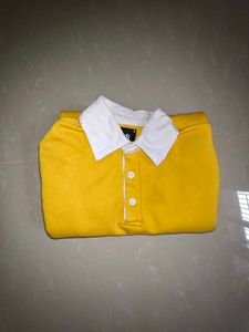 Yellow, White Dual Tone Sweater