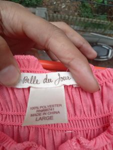 Peach Coloured Crop Top