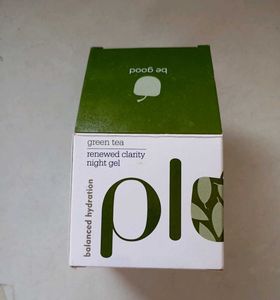 plum green tea night gel